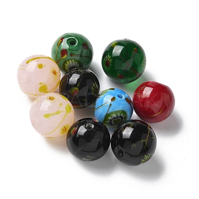 Handmade Lampwork Beads LAMP-P068-04-1