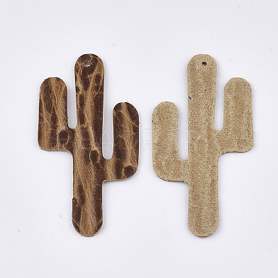 Eco-Friendly Cowhide Big Pendants FIND-S301-16J-1