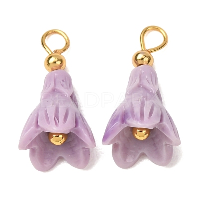 Dyed Synthetic Coral Pendants GG-CBAC295-03G-06-1