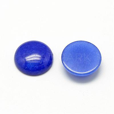 Natural White Jade Cabochons G-R416-14mm-03-1