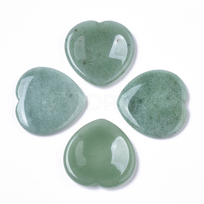Natural Green Aventurine Thumb Worry Stone G-N0325-01A-1