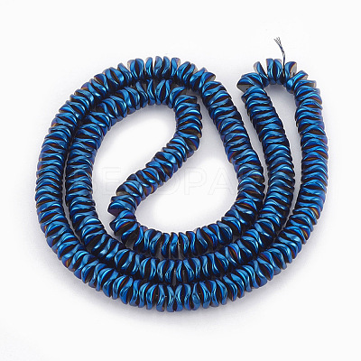 Electroplate Non-magnetic Synthetic Hematite Beads Strands G-N0321-07C-1