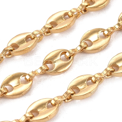 Ion Plating(IP) 304 Stainless Steel Coffee Bean Chains CHS-G011-14G-1
