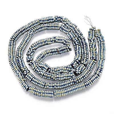 Electroplated Synthetic Non-magnetic Hematite Beads Strands G-T139-63A-1
