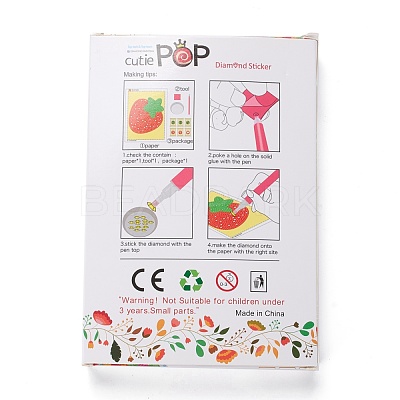 DIY Diamond Painting Stickers Kits For Kids DIY-WH0168-57-1