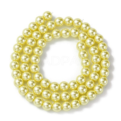 Eco-Friendly Grade A Glass Pearl Beads HY-J002-6mm-HX006-1