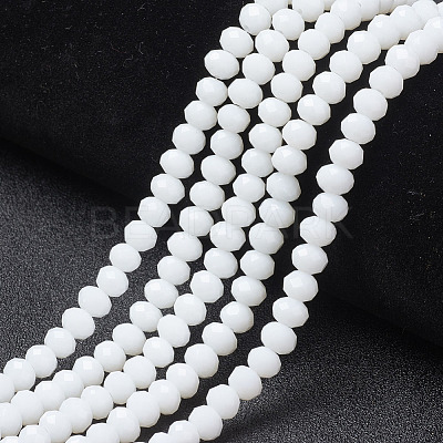 Opaque Solid Color Glass Beads Strands LS-EGLA-A034-P4mm-D01-1