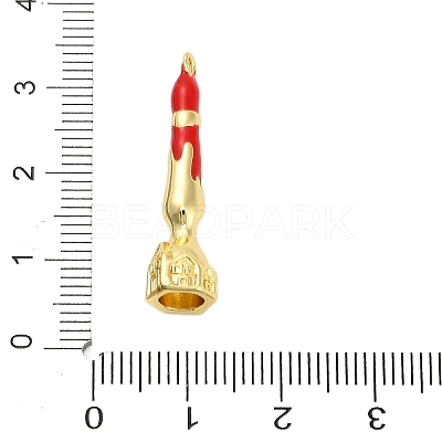 Halloween Brass Enamel Pendants KK-F915-01I-G-1