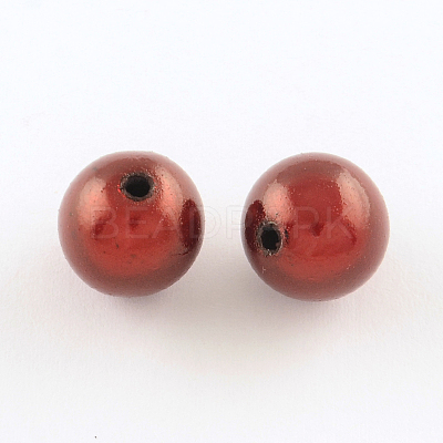 Spray Painted Acrylic Beads MACR-Q154-12mm-004-1
