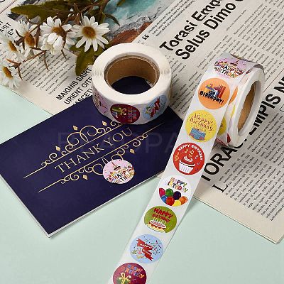 Self-Adhesive Paper Stickers LS-DIY-K027-D10-1