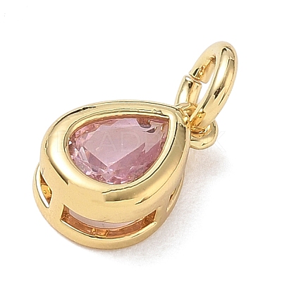 Brass Pave Cubic Zirconia Charms KK-CBA56EF-34A-G03-1