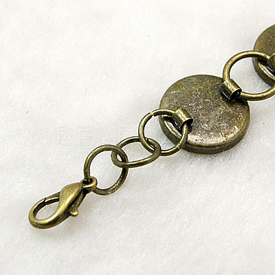 Brass Bracelet Making X-KK-G049-AB-NF-1