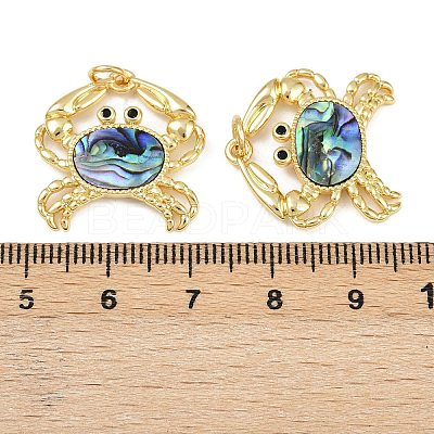 Brass Pendants KK-C109-04G-02-1