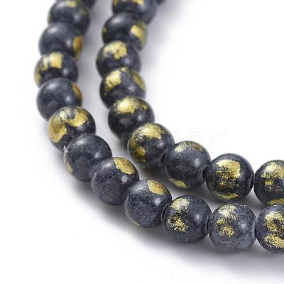 Natural Mashan Jade Beads Strands G-F670-A13-4mm-1
