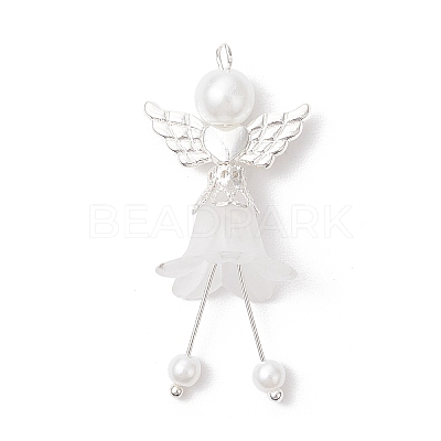 Frosted Acrylic Pendants PALLOY-JF04048-1