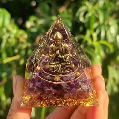 Orgonite Pyramid Resin Energy Generators WG30093-25-1
