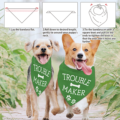 Cotton Dog's Kerchief AJEW-WH0503-041-1