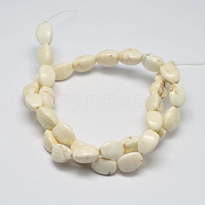 Triangle Natural Magnesite Beads Strands G-M138-28-1
