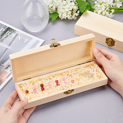 Pine Storage Box WOOD-WH0107-47-1