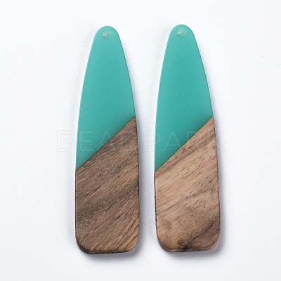 Resin & Walnut Wood Big Pendants RESI-S358-98J-1
