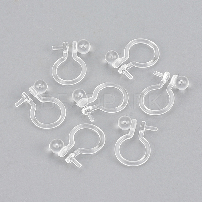 Plastic Clip-on Earring Findings KY-S155-09-1