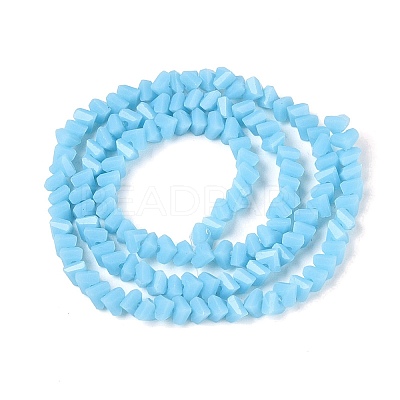 Opaque Glass Beads Strands GLAA-N019-3mm-17-1