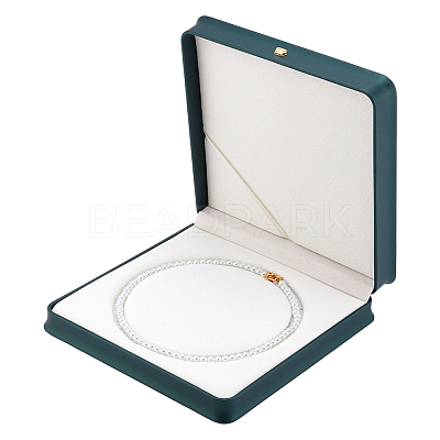 Square PU Leather Single Necklace Boxes AJEW-WH0016-59B-1