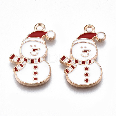 Alloy Enamel Pendants X-ENAM-Q442-041-RS-1