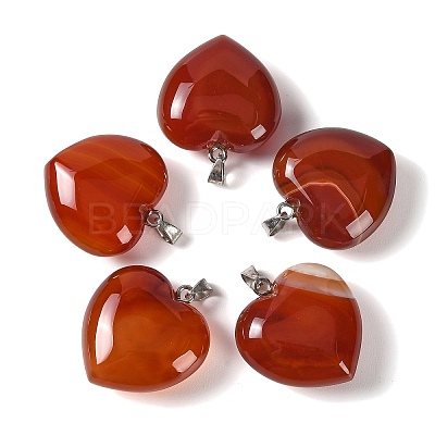 Natural Red Agate Pendants GG-CBAA0EE-04P-06-1