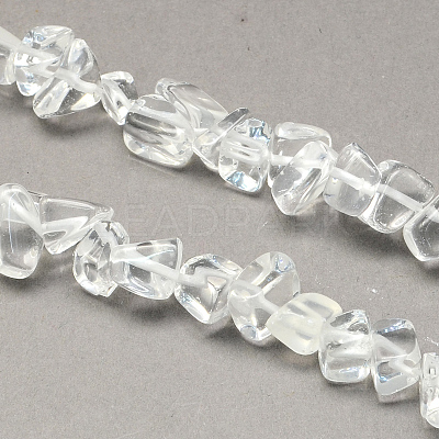Natural Quartz Crystal Beads Strands G-R192-B15-1