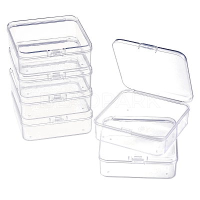 Square Plastic Bead Storage Containers CON-FS0001-07B-1