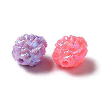 Opaque Acrylic Beads X-MACR-F074-04-1