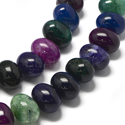 Natural Agate Beads Strands G-E401-F01-1-1