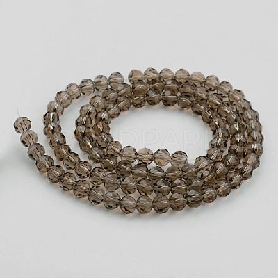Transparent Glass Bead Strands GLAA-G013-8mm-63-1
