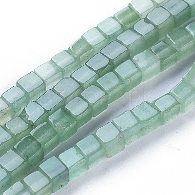Natural Green Aventurine Beads Strands G-D0020-12B-1