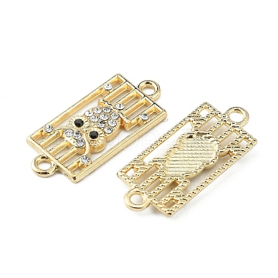 Alloy Rhinestone Connector Charms FIND-TAC0014-52B-1