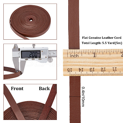 Cowhide Leather Cords SRIB-GF0001-25B-1