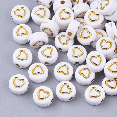 Plating Acrylic Beads X-PACR-Q112-08-1