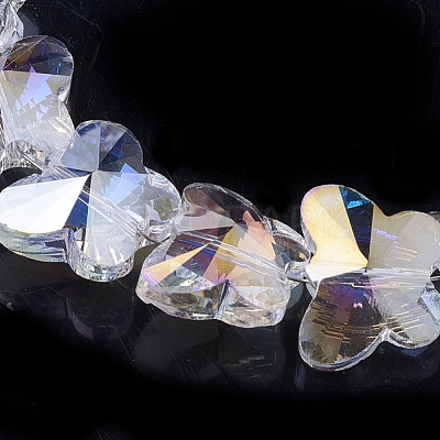 Electroplate Glass Beads EGLA-Q091-14mm-B19-1