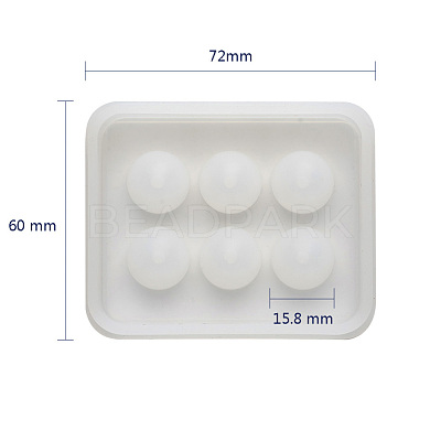 Beads Silicone Molds AJEW-WH0009-04-1