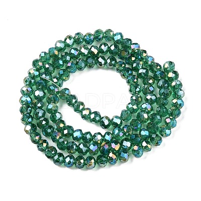Electroplate Glass Beads Strands EGLA-A044-T3mm-B18-1