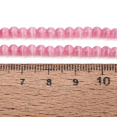 Glass Imitation Cat Eye Beads Strands GLAA-N075-01A-06-1