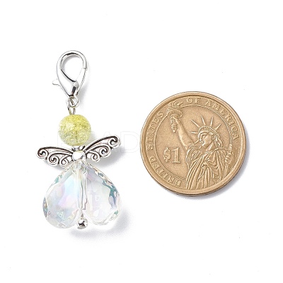 AB Color Transparent Acrylic Beads Pendant Decorations HJEW-JM00780-1