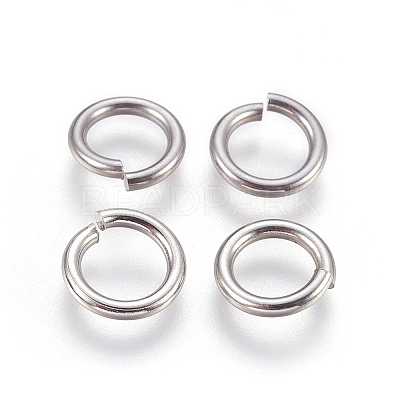 Tarnish Resistant 304 Stainless Steel Saw Cut Open Jump Rings STAS-P212-25P-25-1