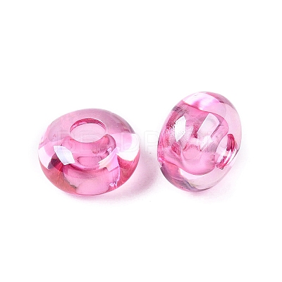 Transparent Acrylic European Beads OACR-E033-20D-1