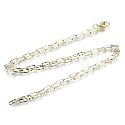 Brass Paperclip Chains MAK-S072-10A-14KC-1