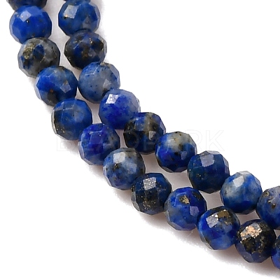 Natural Lapis Lazuli Beads Strands G-D165-B-2mm-1