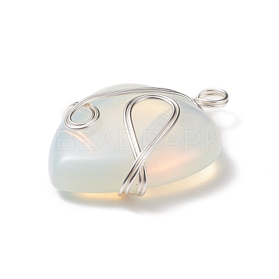 Opalite Pendants PALLOY-JF01663-01-1
