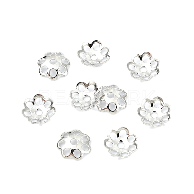 SHEGRACE Brass Beads Caps XGRPCU081-286P-1