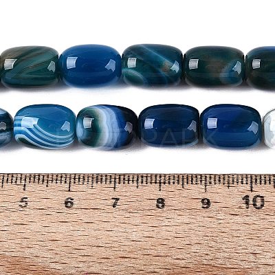 Natural Agate Beads Strands G-N356-02B-09-1